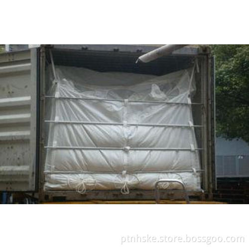 20ft PP woven dry bulk container liner for PET resin